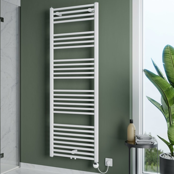 Sturotec Bath 11 E Badheizkörper 50 x 117,4 cm, rein elektrisch, mit integr. Raumthermostat, inkl. Fernbedienung