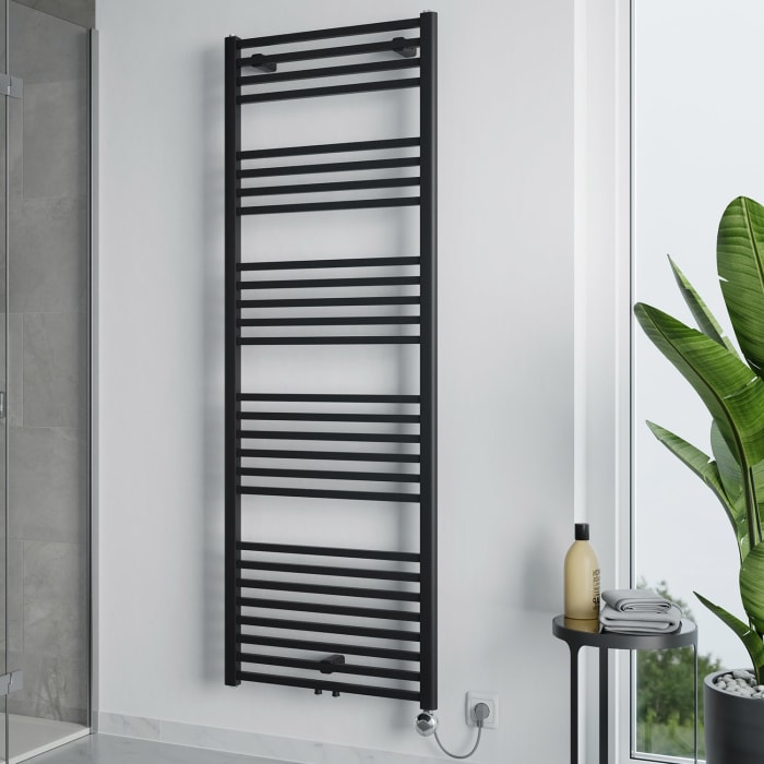 Sturotec Bath 11 E Badheizkörper 50 x 66,7 cm, rein elektrisch, mit integr. Raumthermostat, inkl. Fernbedienung