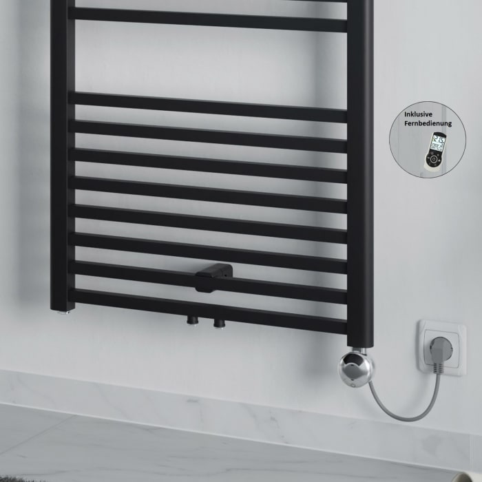 Sturotec Bath 11 E Badheizkörper 50 x 171,3 cm, rein elektrisch, mit integr. Raumthermostat, inkl. Fernbedienung