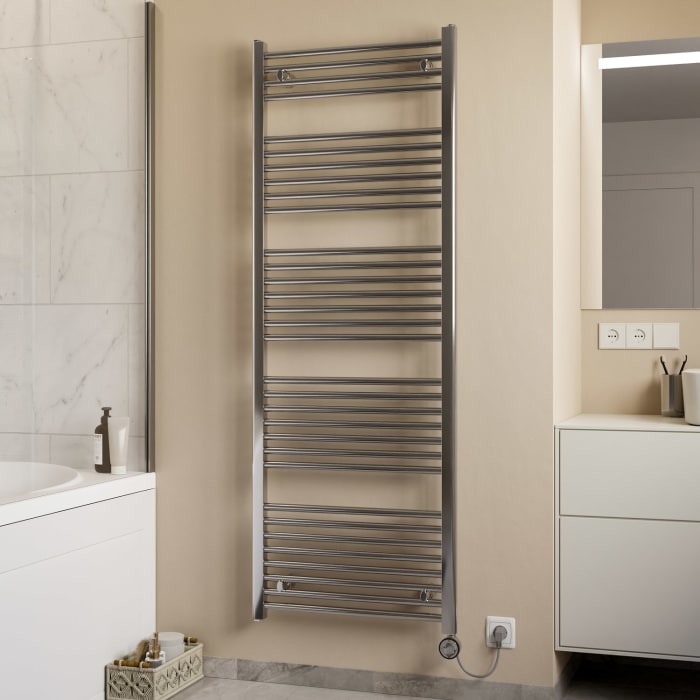 Sturotec Bath 5 E Badheizkörper 45 x 126,4 cm, rein elektrisch, mit integr. Raumthermostat