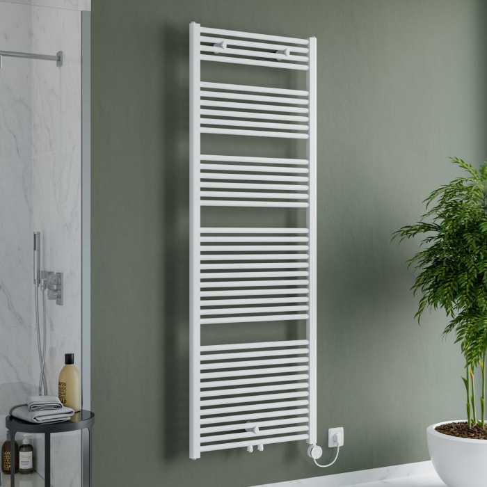 Sturotec Bath X E Badheizkörper 60 x 82,5 cm, rein elektrisch, mit integr. Raumthermostat