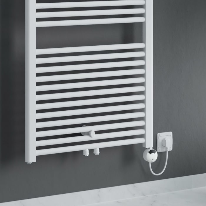 Sturotec Bath X E Badheizkörper 70 x 175 cm, rein elektrisch, mit integr. Raumthermostat, inkl. Fernbedienung