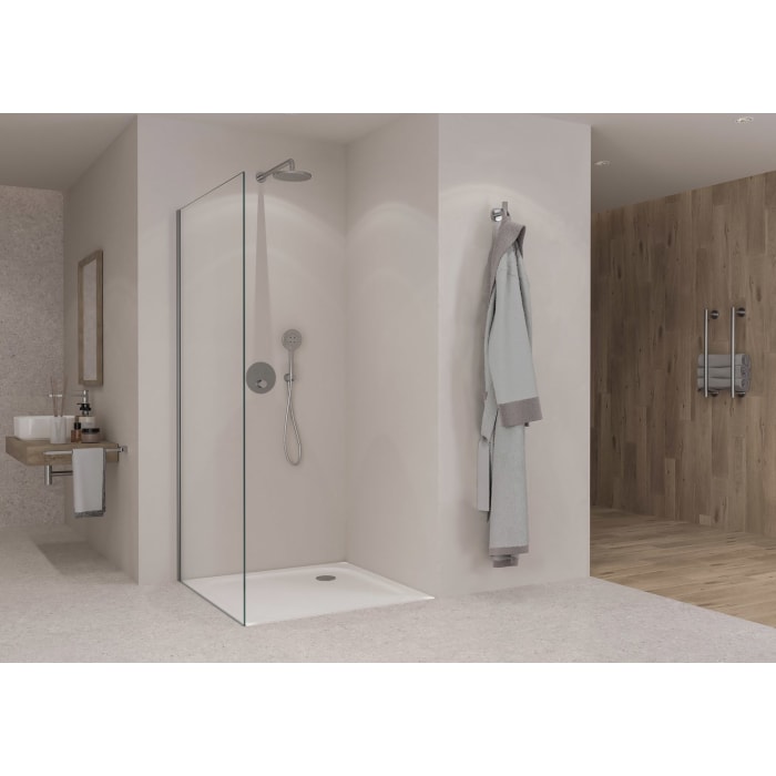 Sturotec 3070 Seitenwand 90 x 200 cm mit Nano-Beschichtung zur Kombination mit einer Schiebetüre