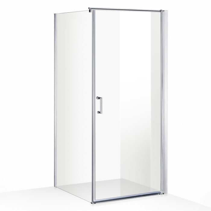 Sturotec 5070 Drehtür mit Seitenwand 80 x 90 x 195 cm mit Nano-Beschichtung