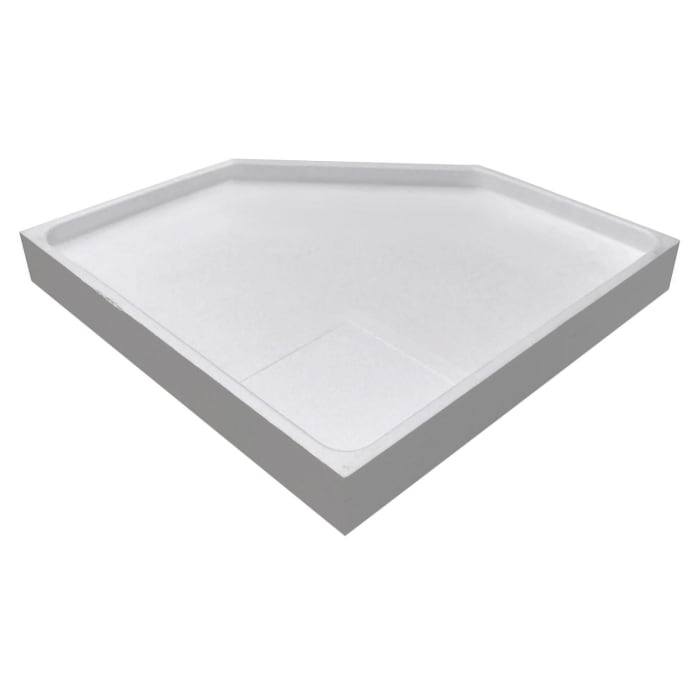 Sturotec Wannenträger für Bette Caro 5-Eck Duschwanne ohne Schürze 80 x 90 x 3,5 cm