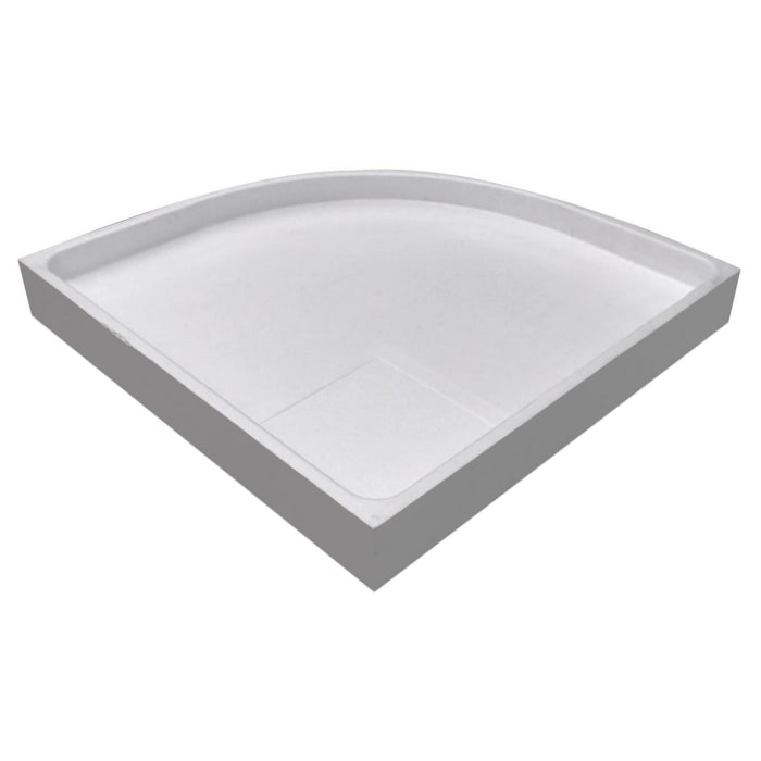 Sturotec Wannenträger für Bette Corner 90 x 80 x 3,5 cm Viertelkreis-Duschwanne ohne Schürze