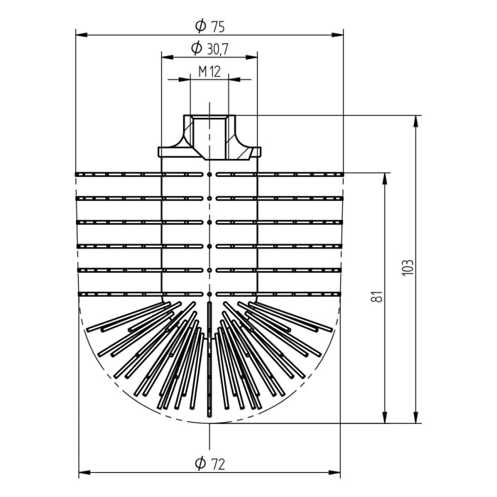 Sturotec EBK75S Ersatzbürstenköpfe (2er-Set) passt zu AVENARIUS Serie 240
