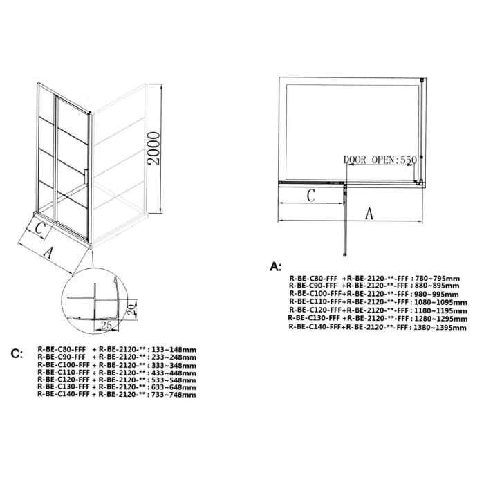 Sturotec 3060 Umbausatz BE FFF von L zur C
