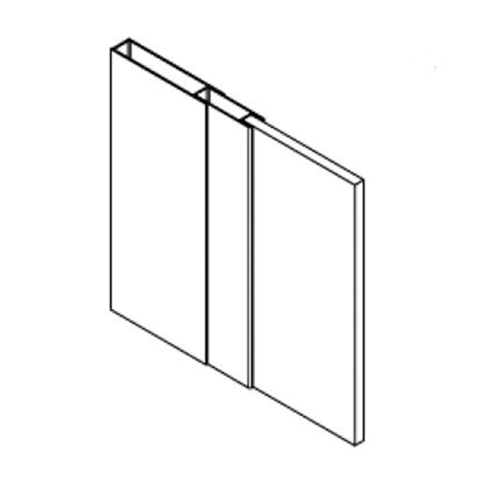 Sturotec 3060 Wandprofil XL 200 x 7 cm Black Edition FFF