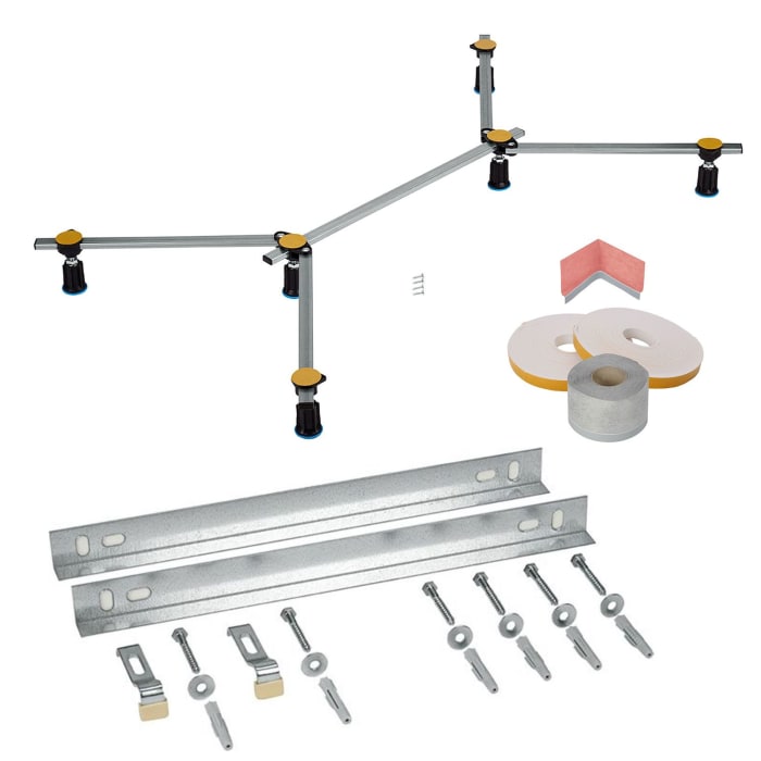 Sturotec Duschwannen Montage-Paket Mini XL