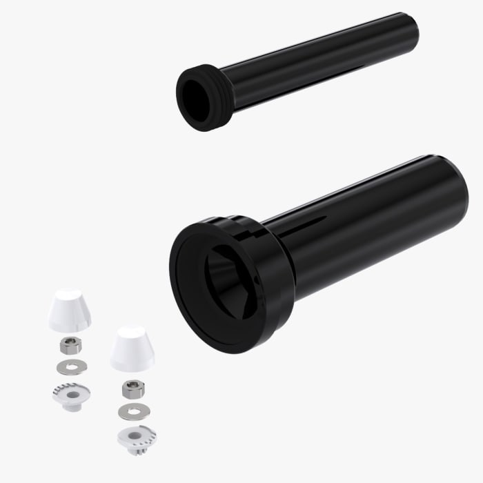Sturotec Anschlussgarnitur für Wand-WC 35 cm lang