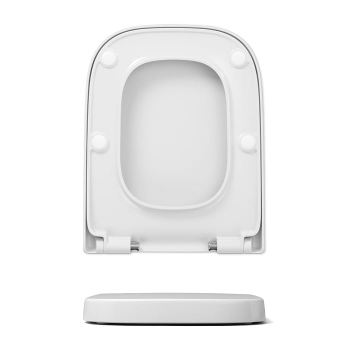 Sturotec 2110 WC-Sitz mit Absenkautomatik, passend für Geberit Renova Plan und Smyle Square