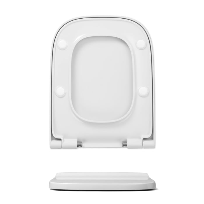 Sturotec 2120 WC-Sitz Slim mit Absenkautomatik, passend für Geberit Renova Plan und Smyle Square