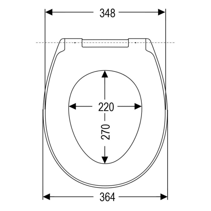 Sturotec 2170 WC-Sitz Slim mit Absenkautomatik, passend für Ideal Standard Connect