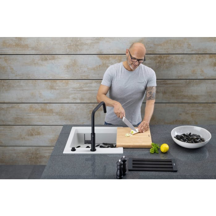 Systemceram Keradomo Kara 51 Einbauspüle mit Excenterbetätigung