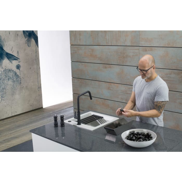 Systemceram Keradomo Kara 51 Einbauspüle mit Excenterbetätigung