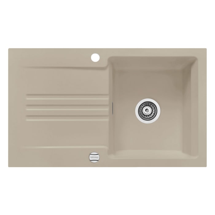 Systemceram Keradomo Kara 85 Einbauspüle mit Excenterbetätigung