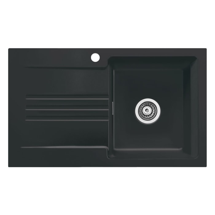 Systemceram Keradomo Kara 85 F Spüle für flächenbündigen Einbau mit Handbetätigung