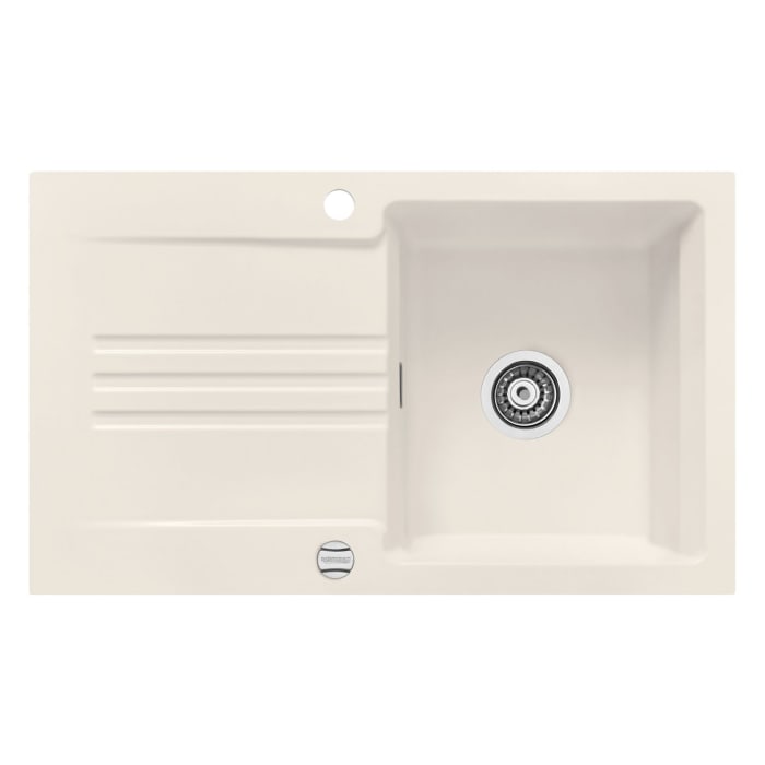 Systemceram Keradomo Kara 85 F Spüle für flächenbündigen Einbau mit Excenterbetätigung