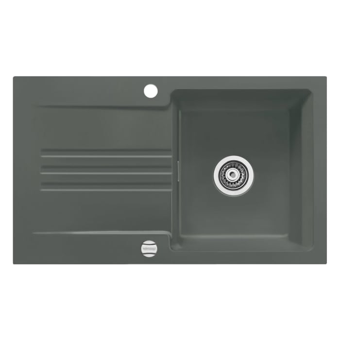 Systemceram Keradomo Kara 85 F Spüle für flächenbündigen Einbau mit Excenterbetätigung