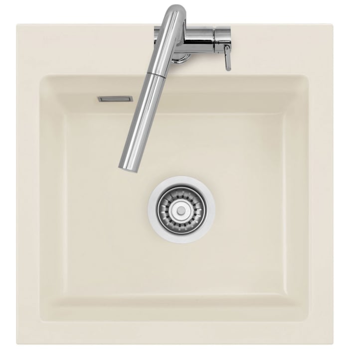 Systemceram Keradomo Kara 51 F Spüle für flächenbündigen Einbau mit Handbetätigung