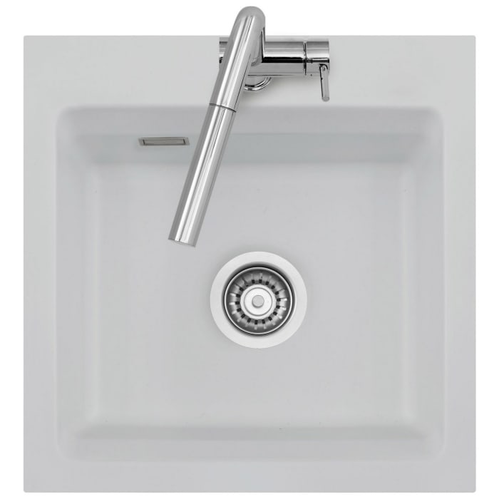 Systemceram Keradomo Kara 51 F Spüle für flächenbündigen Einbau mit Handbetätigung