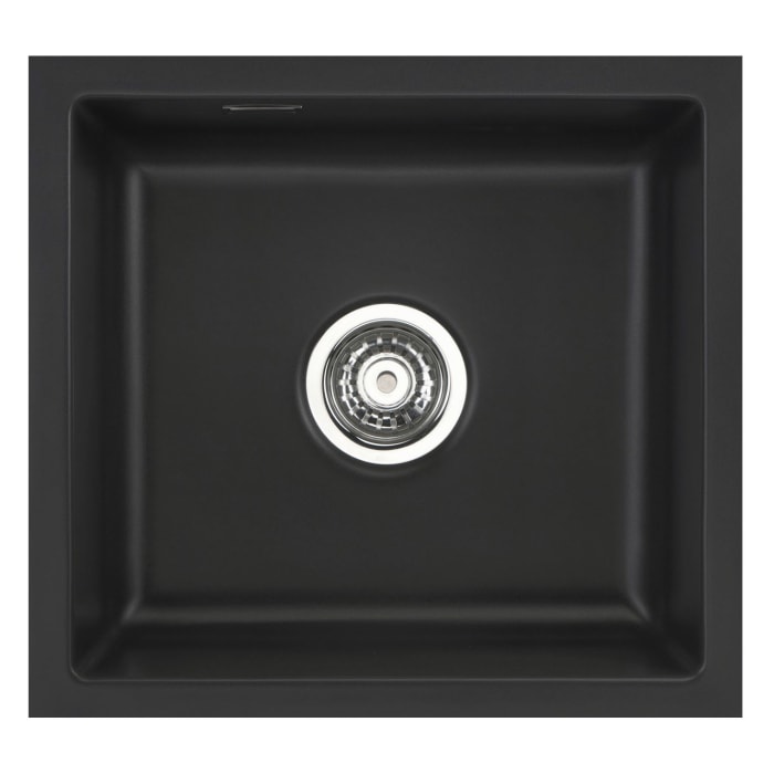 Systemceram Keradomo Mera 51 F/o Spüle für flächenbündigen Einbau mit Handbetätigung, ohne Hahnlochbohrung