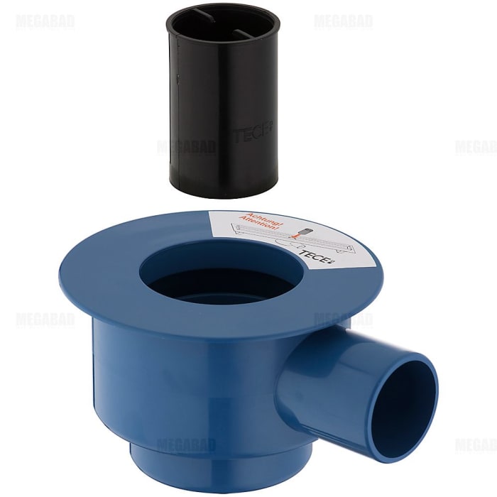 TECE TECEdrainline Ablauf Norm, DN 50 Auslauf seitlich