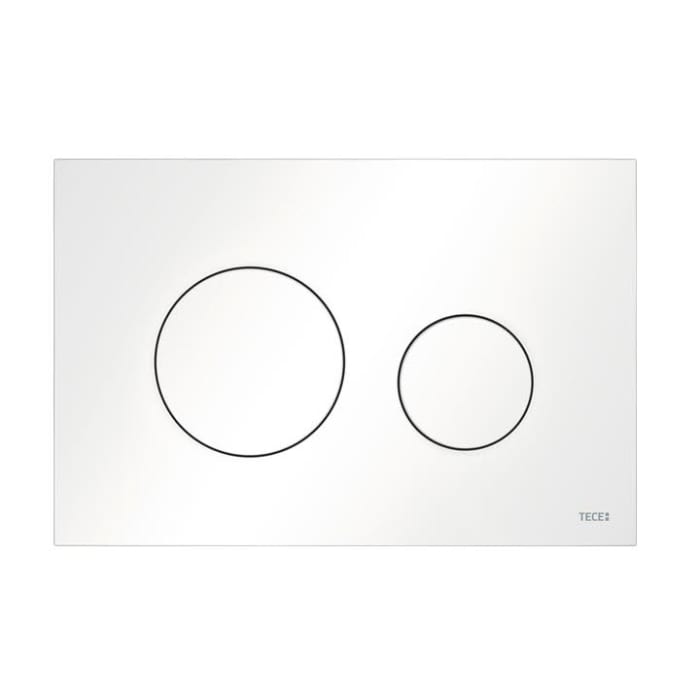 TECE TECEloop WC-Betätigungsplatte für Zweimengentechnik