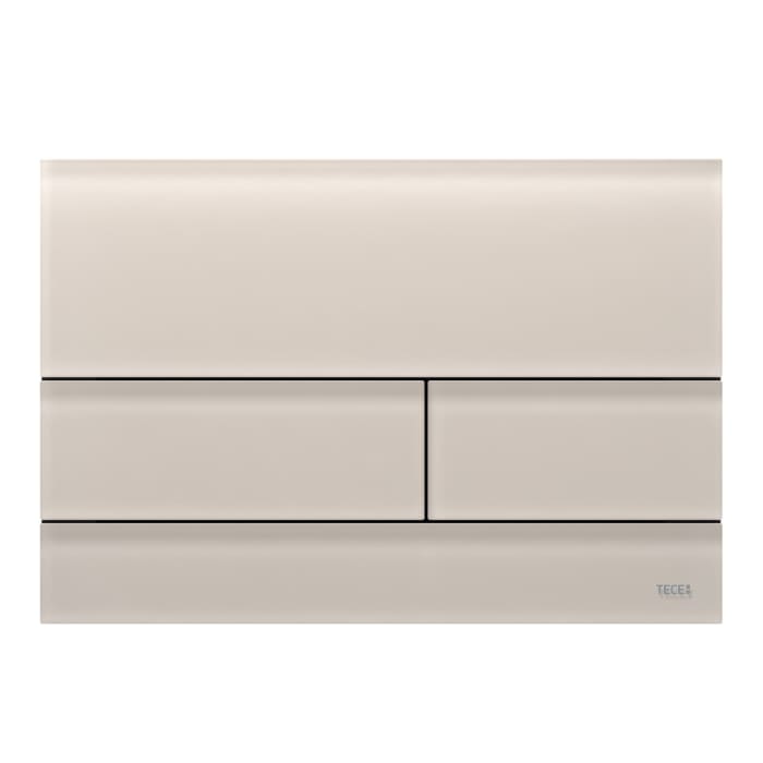 TECE TECEsquare II WC-Betätigungsplatte Glas für Zweimengentechnik