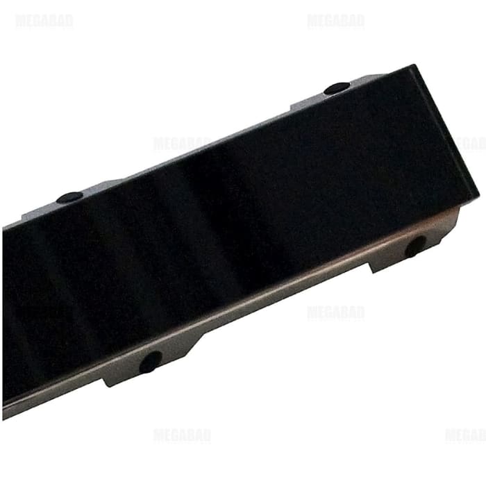 TECE TECEdrainline Glasabdeckung schwarz satiniert für Duschrinne 120 cm gerade