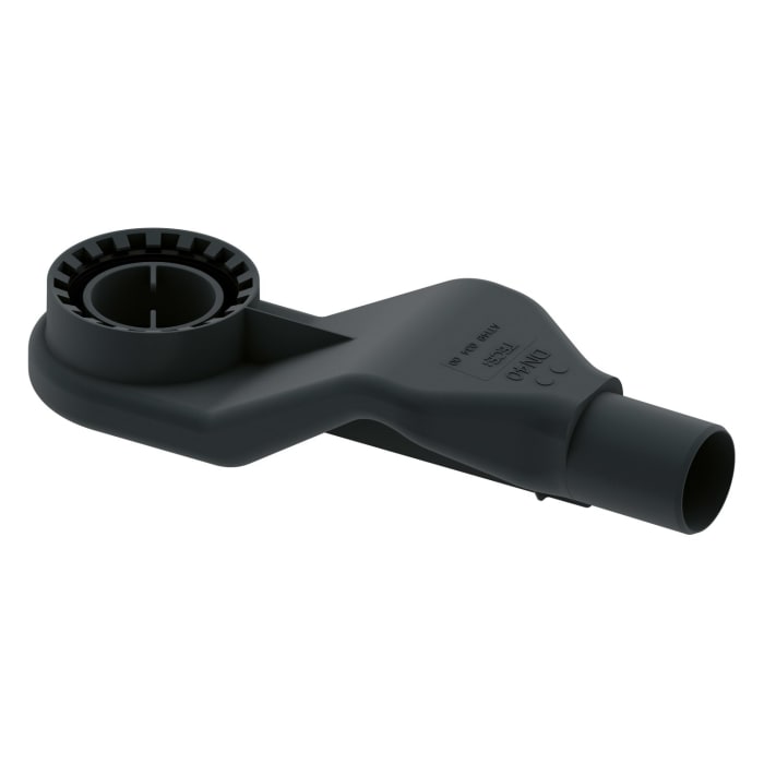 TECE TECEdrainline-Evo Komplettset 90 cm - Duschrinne mit gebürstetem Edelstahlrost und sehr flachem Ablauf