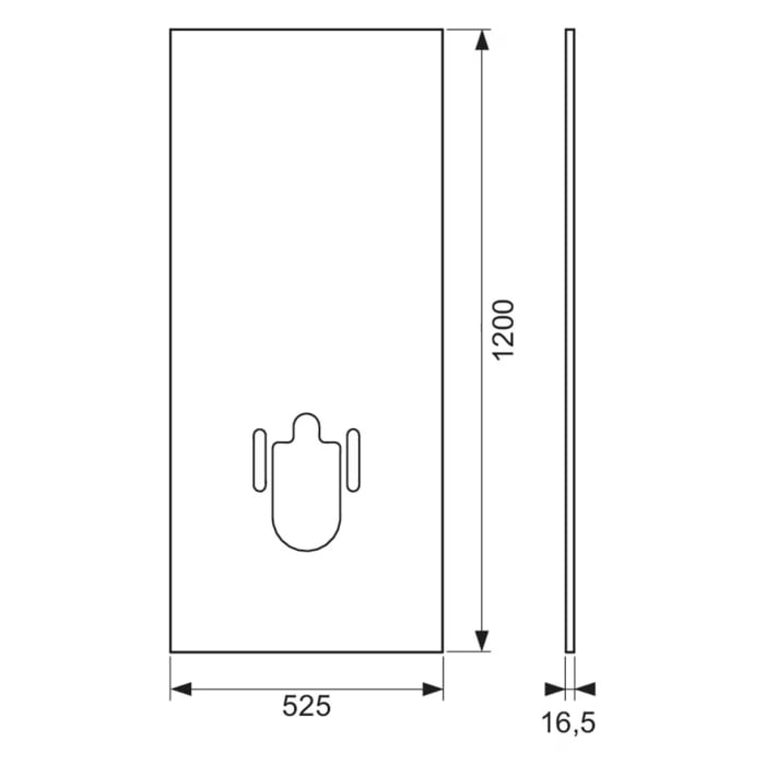TECE TECEone Dusch WC Kaltwasser incl. Deckel und Nachrüstplatte
