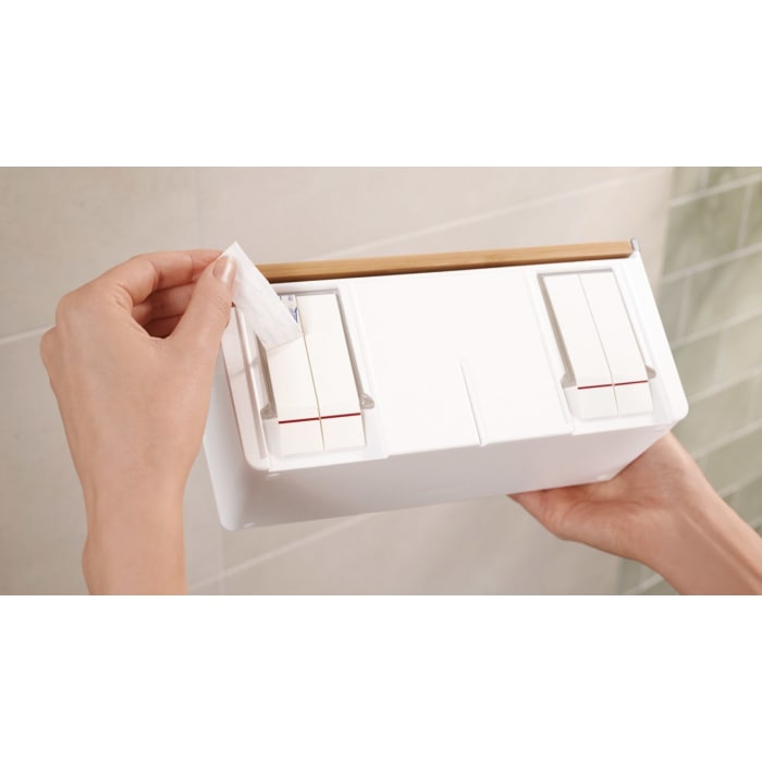 tesa Baboo Aufbewahrungsbox M mit Bambus-Deckel