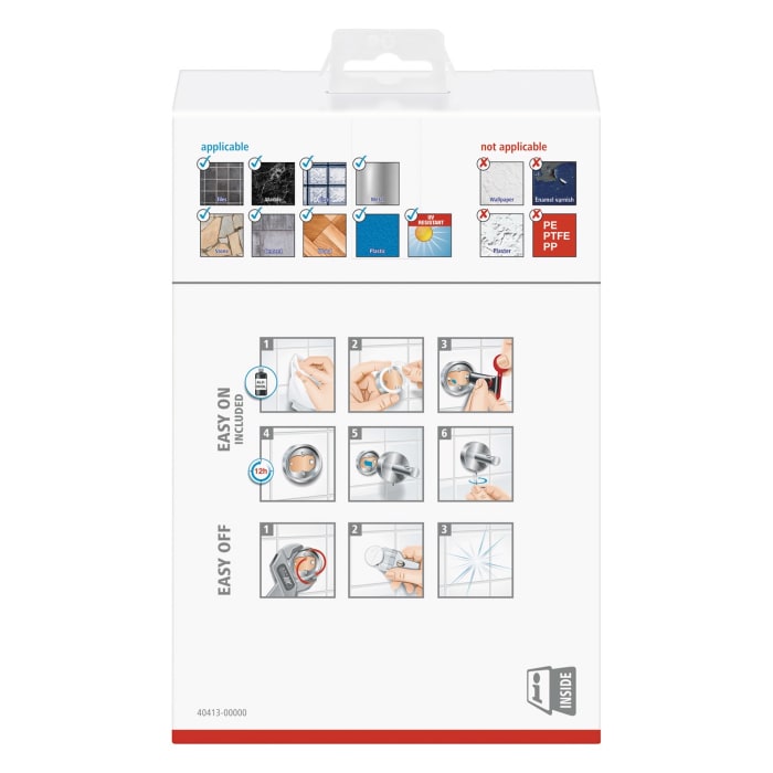 tesa DELUXXE Eck-Duschablage