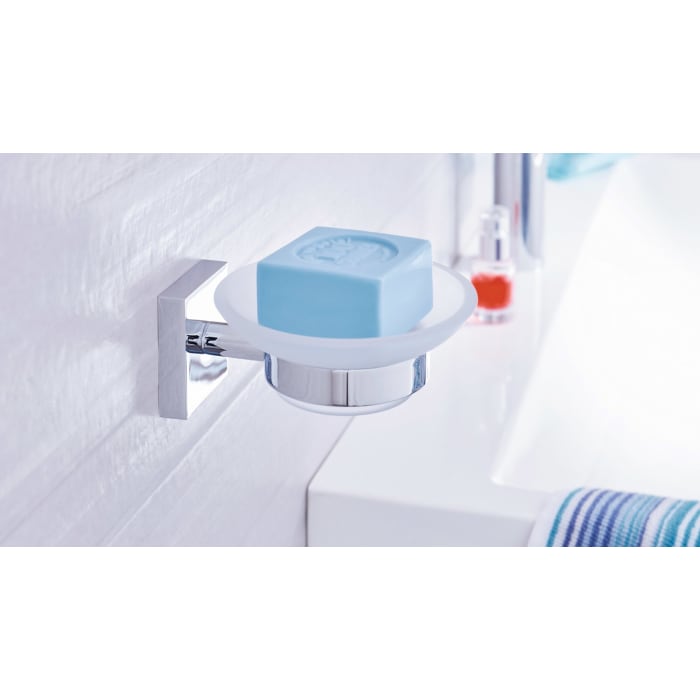 tesa EKKRO Seifenschale mit Wandhalterung