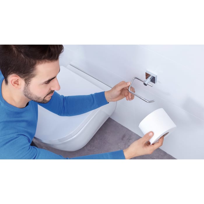 tesa EKKRO Toilettenpapierhalter ohne Deckel