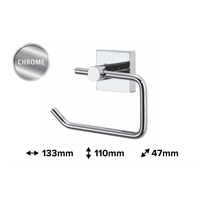 tesa EKKRO Toilettenpapierhalter ohne Deckel