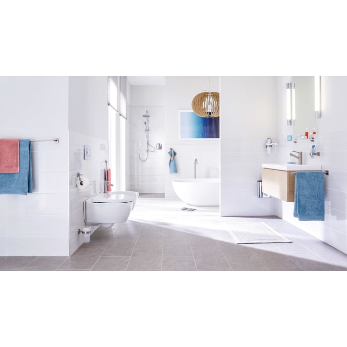 tesa ESTEETIC Handtuchhalter zweiarmig, schwenkbar