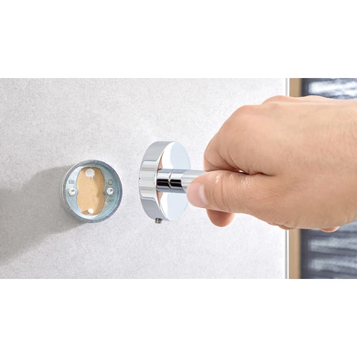 tesa EXXCELLENT Zahnputzbecher mit Wandhalterung