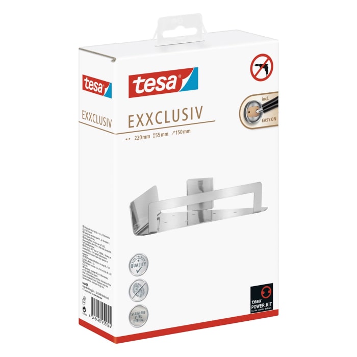 tesa EXXCLUSIV Eck-Duschablage
