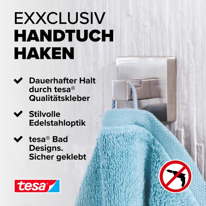tesa EXXCLUSIV Handtuchhaken