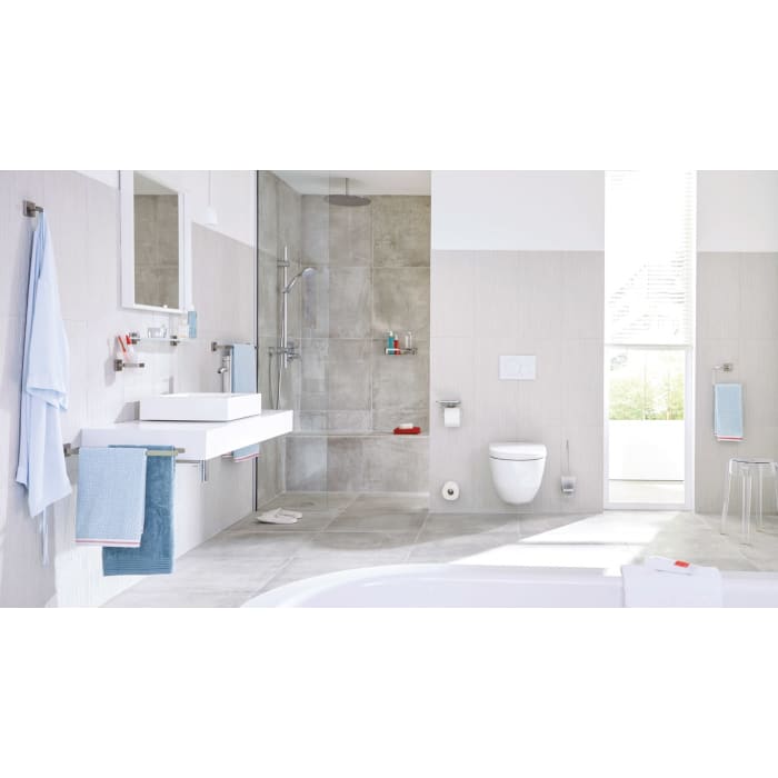 tesa EXXCLUSIV Toilettenpapierhalter mit Ablage