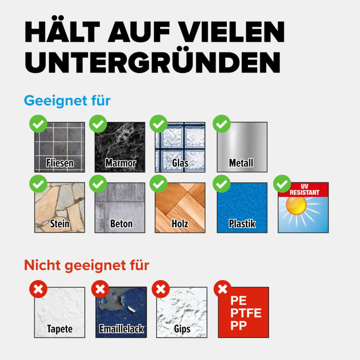 tesa EXXCLUSIV Zahnputzbecher mit Wandhalterung