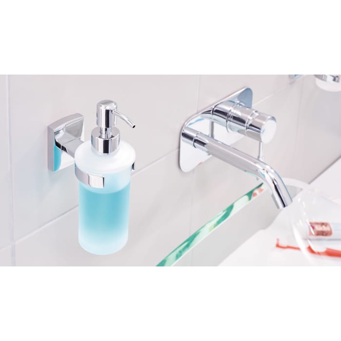 tesa KLAAM Seifenspender mit Wandhalterung