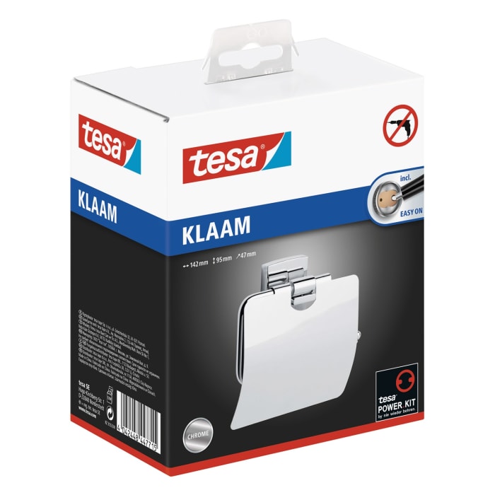 tesa KLAAM Toilettenpapierhalter mit Deckel