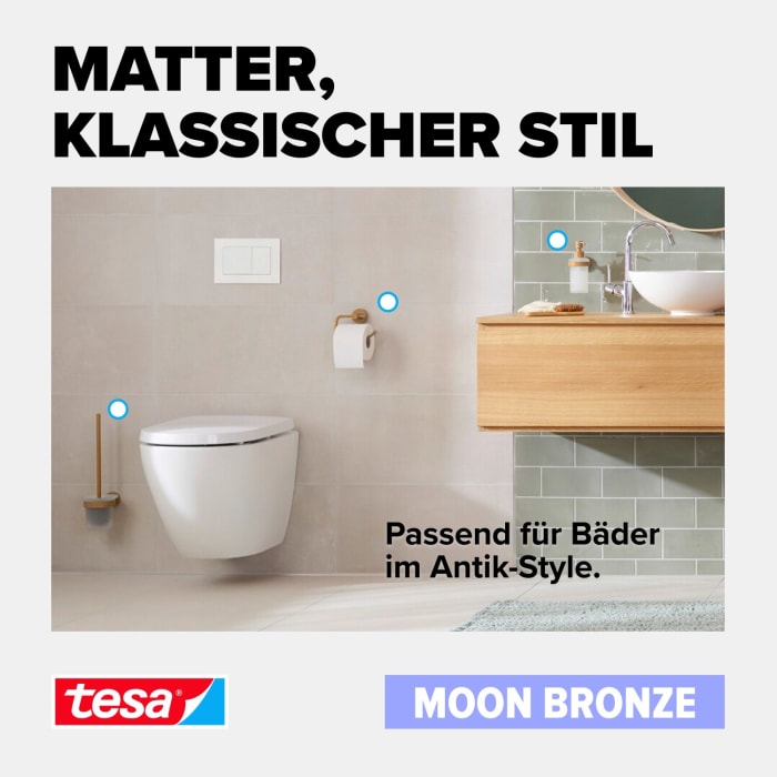 tesa MOON BRONZE Handtuchhaken