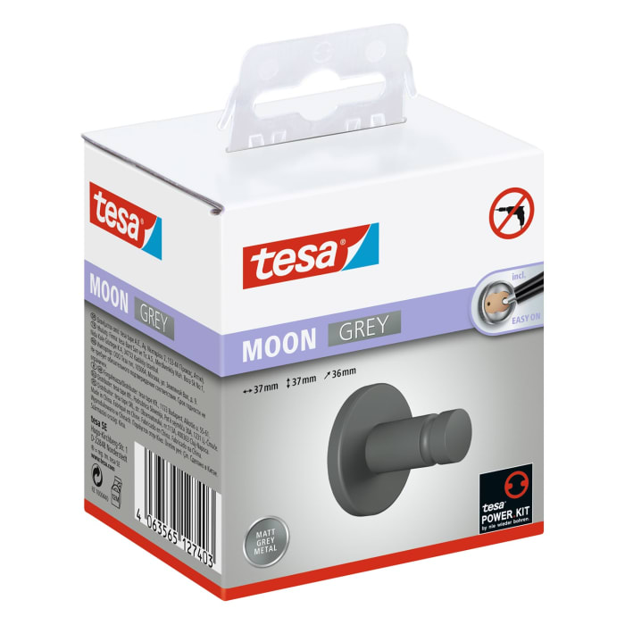 tesa MOON GREY Handtuchhaken