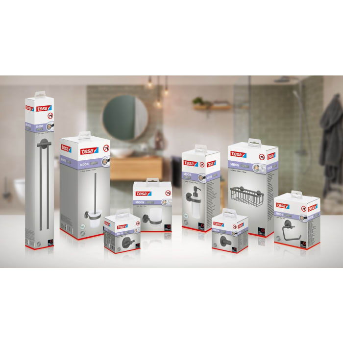 tesa MOON GREY Toilettenpapierhalter ohne Deckel