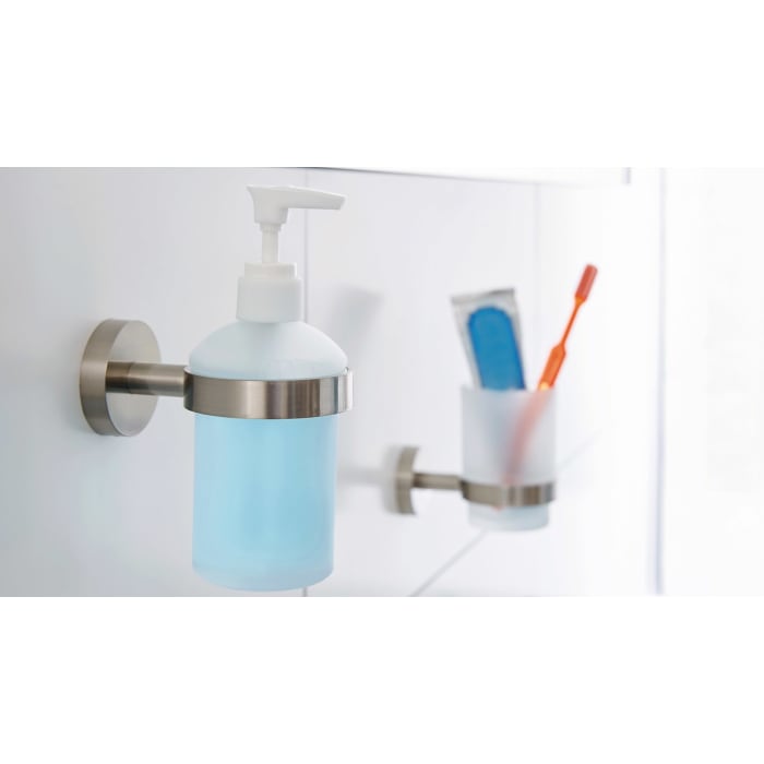 tesa MOON Seifenspender mit Wandhalterung